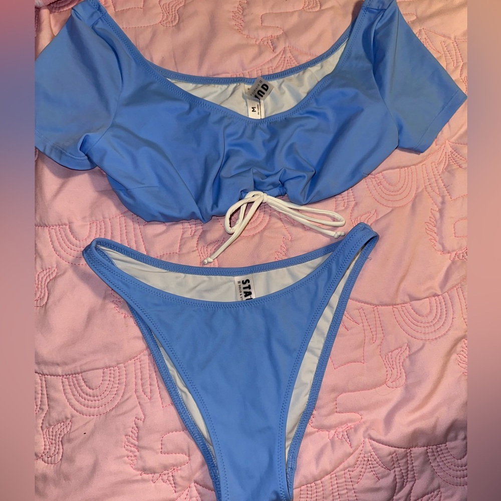 Staud Solid And Striped Size Small - image 2